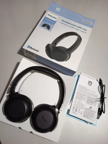 Headphone Philips bluetooth c/ cx, manual, cabo
