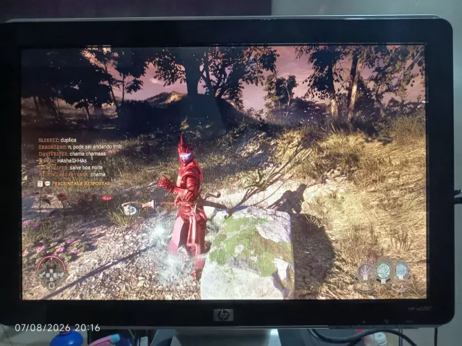 Monitor Hp w1707 + audio 75hz troco por maior volta minha