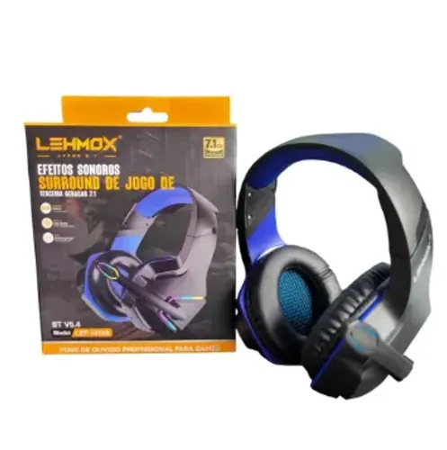 Fone De Ouvido Headset Gamer Bluetooth Lef-1032a - Lehmox