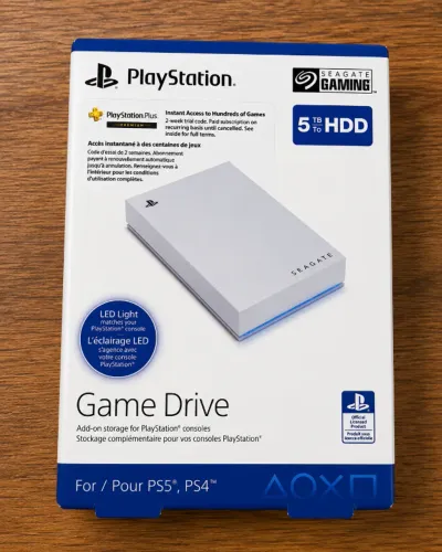 HD Externo Seagate Game Drive 2TB | PS5/PS4 | USB 3.0 | Branco