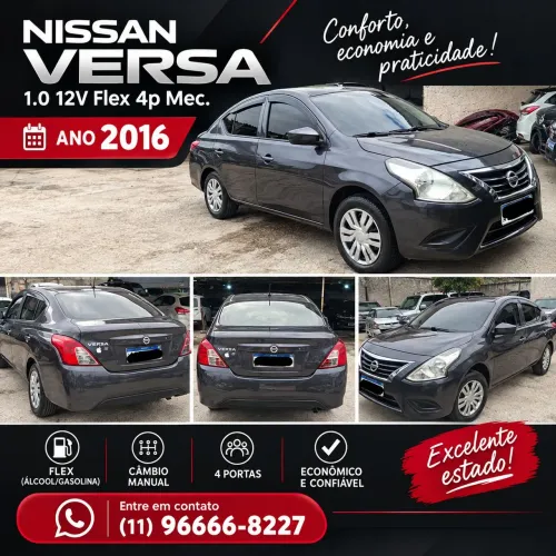 Nissan Versa 1.0 12V Flexstart 4P Mec. 2016