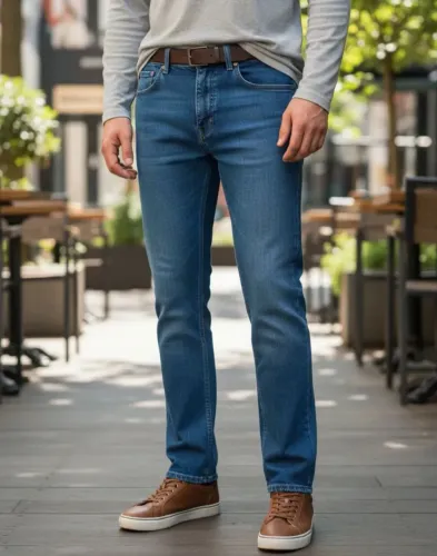 Calça Denim Confort Masculina 40
