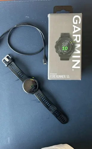 Garmin Forerunner 55 usado em excelente estado, 01 ano de uso