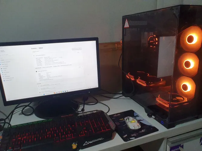 Computador Ryzen 9 7900X WiFi PC Gamer/ 32GB DDR5/ NVME 512GB/ 3080 TI 12GB/ Monitor 22