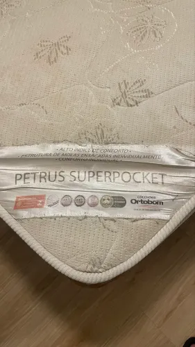 Colchão Ortobom Petrus SuperPocket Casal - 138x188 cm