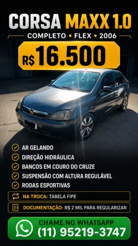 Chevrolet Corsa Sed. Maxx 1.0/ 1.0 Flexpower 8V 4P 2007