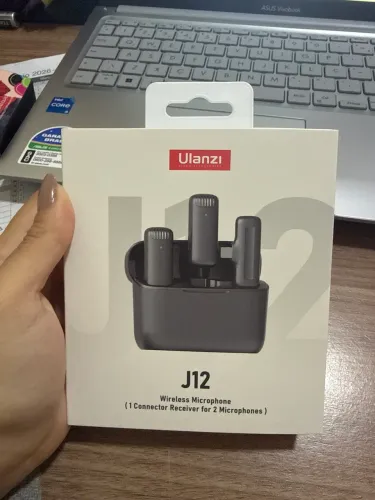 Microfone ULANZI j12 iPhone Lightning nunca usado