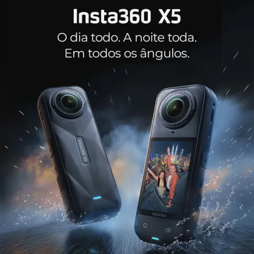 Câmera de Ação Insta360 X5 8K 360º