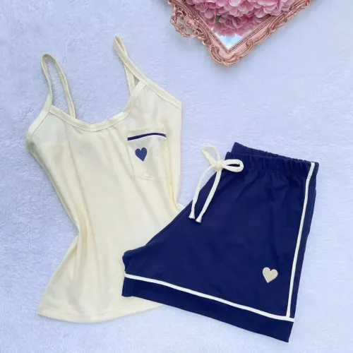 Pijama de Algodão Coração