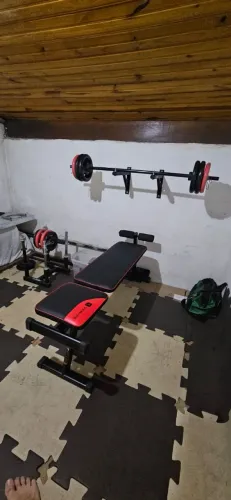 Kit academia completo pra fazer em casa