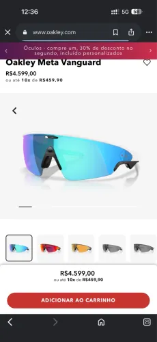 Oakley Meta Vanguard - novo lacrado 