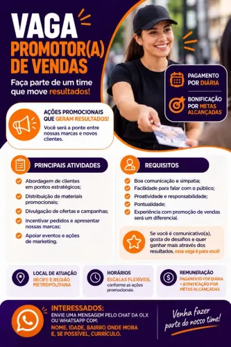 Promotor(a) de Vendas