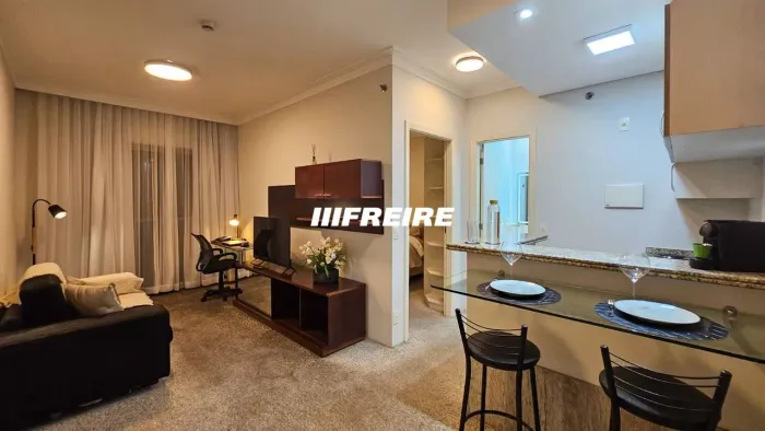 Flat com 1 dormitório, 38 m² - venda por R$ 420.000,00 ou aluguel por R$ 5.979,59/mês - Ba
