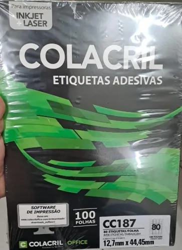 Colacril Etiquetas Adesivas