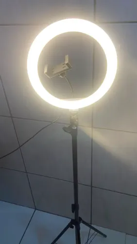 Ring light com tripé