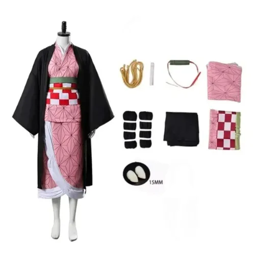 Cosplay Nezuko Kamado Demon Slayer Semi-Novo
