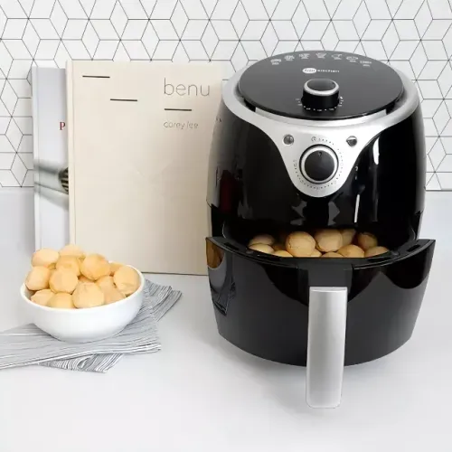 Fritadeira Elétrica Air Fryer 3,5L Preta - Fun Kitchen