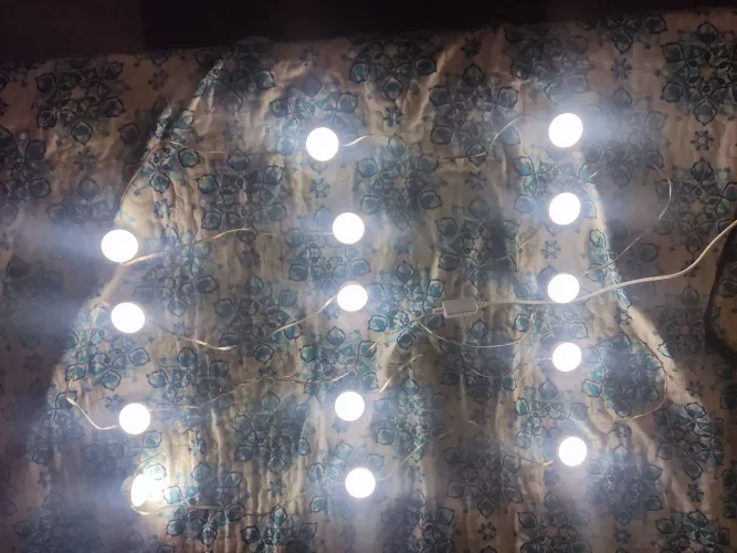 Kit de luz de espelho camarim -14 lâmpadas de led
