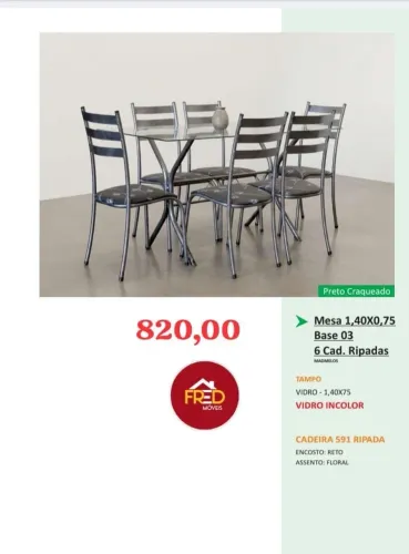 Mesa de jantar mega oferta