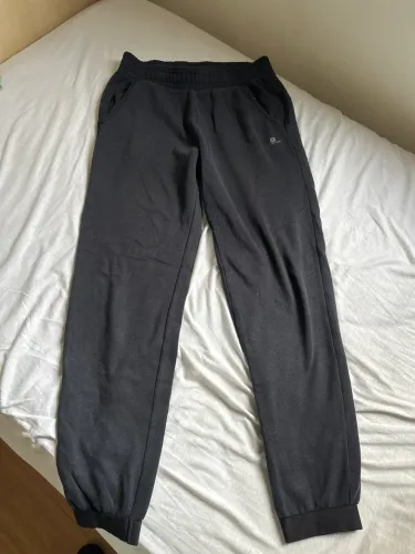 Calça de moleton preta TAM 10