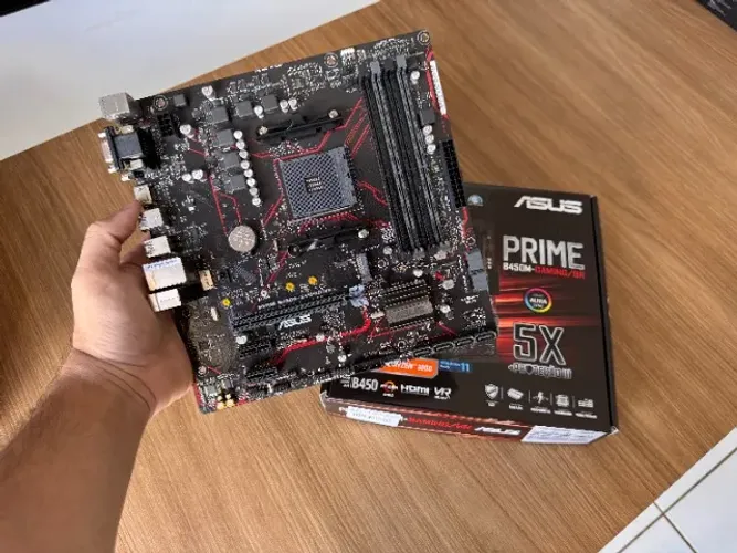 Placa Mae ASUS Prime B450M-GAMING BR AM4 DDR4