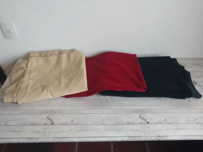 Lote Tecidos Antigos: Veludo Legítimo + Jacquard (Impecáveis!) 