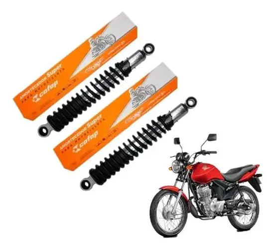 Par Amortecedor traseiro moto 125cc Honda