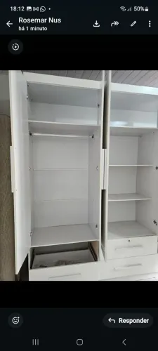 Guarda-roupas branco 2,40M x 2,00M