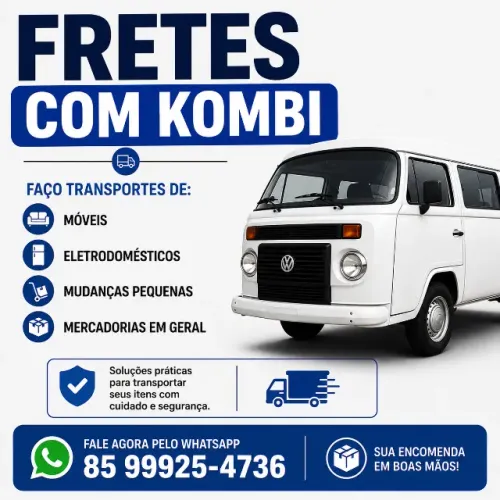 FRETES COM KOMBI