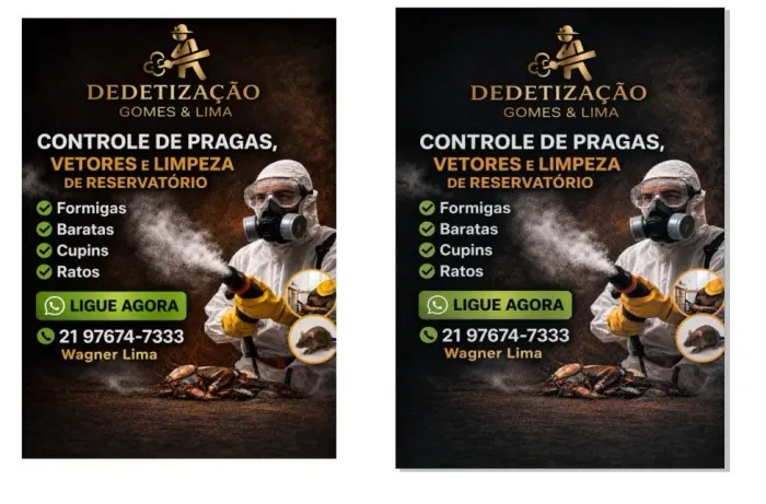 Profissional técnico dedetizador