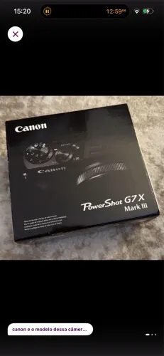 Cânon g7x mark iii