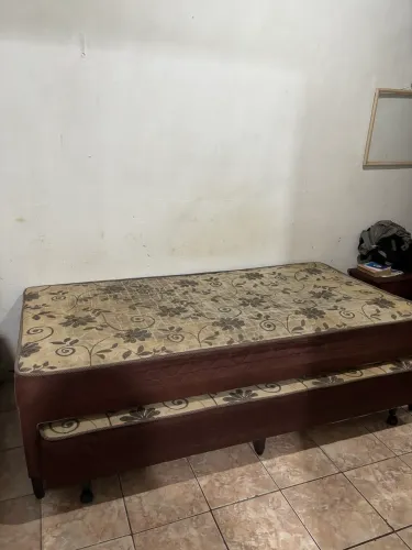 Cama solteira dupla