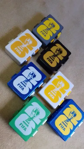 Caixa de figurinha da copa 