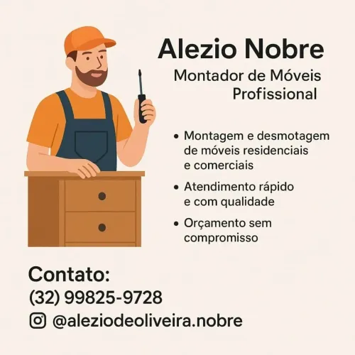 Montagem de móveis instalação de cortina e persianas painéis ?
