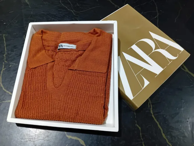 CaCamisas polo zaara <br>Embaladas na caixa individualmente <br>M g gg <br>Valor atacado $48