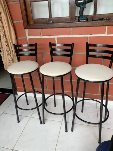 Banquetas de ferro resistente 