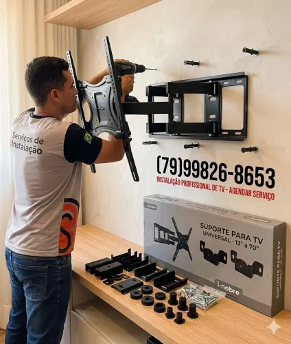 Suporte para tv em parede ou painel venda e instalação.