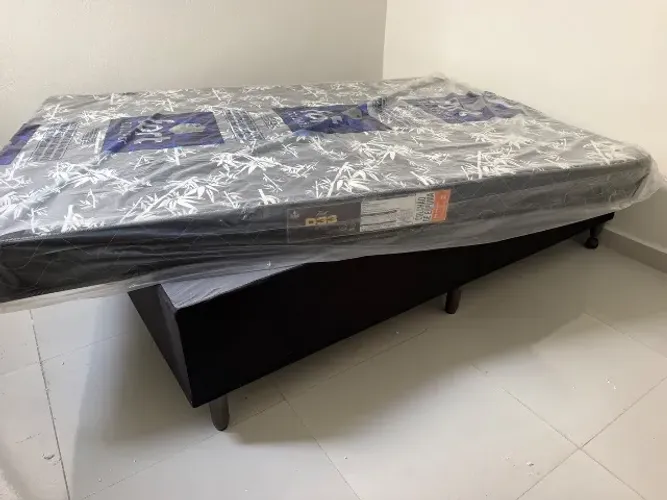 Cama Casal Box + Colchão D33 Selado INMETRO NOVO ((PROMOÇÃO))