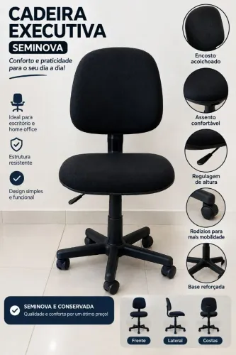 Cadeira executiva- seminova