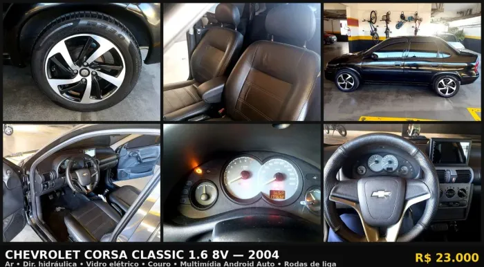 Chevrolet Corsa SED Classic Super 1.6 MPFI VHC 8V 2004