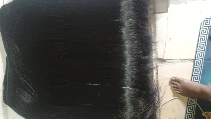 Cabelo humano liso