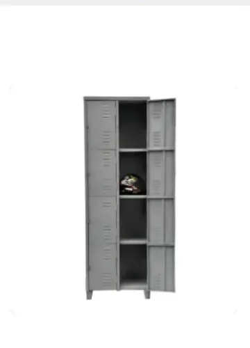 Armário para funcionário com 8 portas cinza