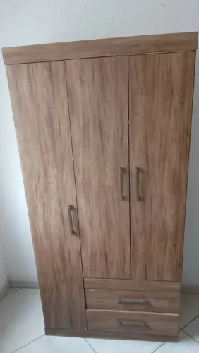 Guarda-Roupa Amadeirado | Solteiro