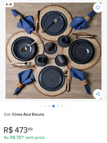 APARELHO DE JANTAR PORTO BRASIL 20 peças 