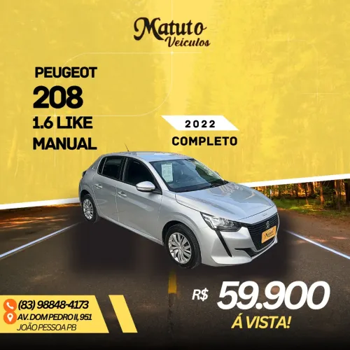 Peugeot 208 Like 1.6 Flex 16V 5P MEC 2022