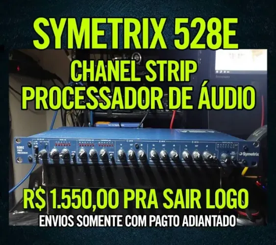 PREAMP SYMETRIX 528E DESAPEGO, PROCESSADOR DE VOCAL, CHANNEL STRIP
