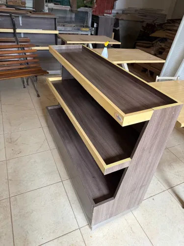 Prateleira mdf, loja conveniência mini mercado