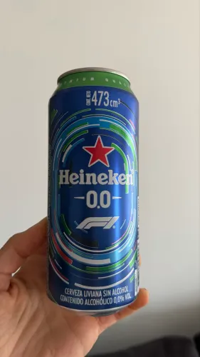 Cerveja heineken zero Argentina F1 colecionador- latão 