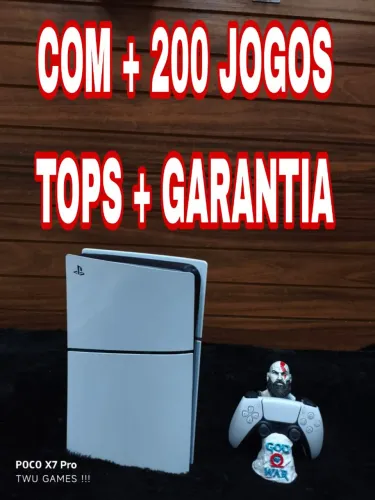 Ps5 + garantia + 200 jogos tops