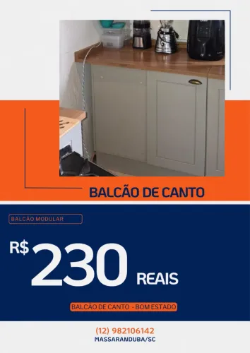 Balcão Modular de Canto